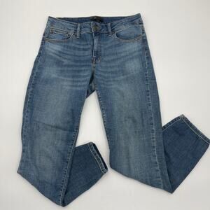 FRYE Womens Jeans Size 6 Blue Denim Mid Rise Tapered Ankle Soft Denim